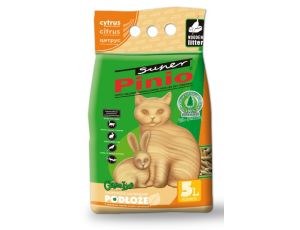 Super Pinio Cytryna żwirek drewniany 5L