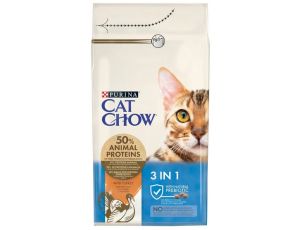 Purina Cat Chow 3in1 z indykiem 1,5kg