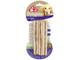 8in1 Beef Delights Sticks 3szt