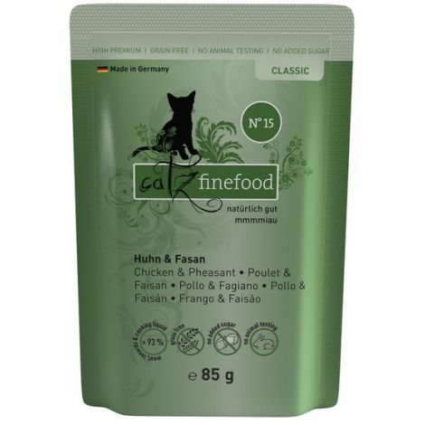 Catz Finefood Classic N.15 Kurczak i Bażant saszetka 85g