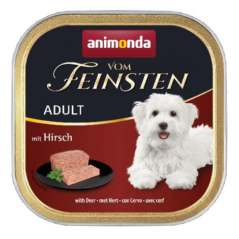 Animonda vom Feinsten Dog Adult Jeleń tacka 150g