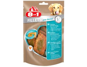 8in1 Fillets Pro Dental - przekąska na świeży oddech 80g