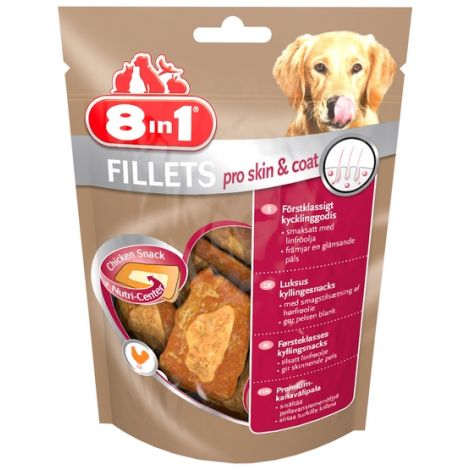 8in1 Fillets Pro Skin & Coat - przekąska dla zdrowej skóry 80g - 2