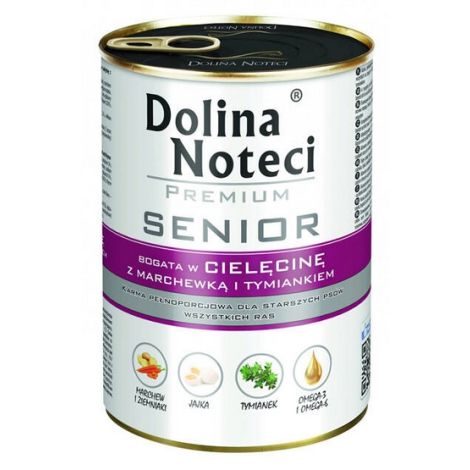 Dolina Noteci Premium Pies Senior Cielęcina puszka 400g