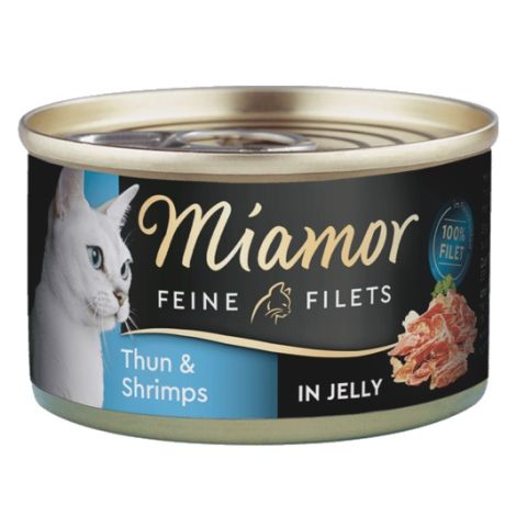 Miamor Feine Filets Dose Thunfisch & Shrimps - tuńczyk i krewetki 100g