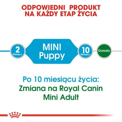 Royal Canin Mini Puppy karma sucha dla szczeniąt, od 2 do 10 miesiąca życia, ras małych 800g - 4