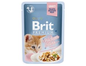Brit Premium Cat Kitten Fillets with Chicken saszetka 85g