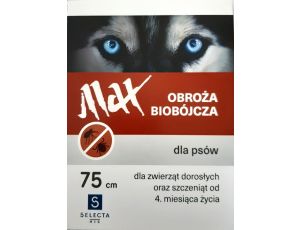 Selecta HTC Obroża Max biobójcza dla psa przeciw pchłom i kleszczom 75cm brązowa [SE-0902]