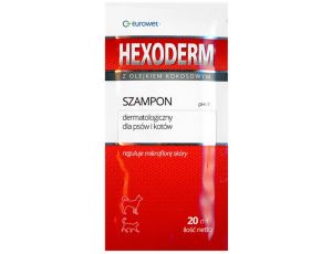 Hexoderm - szampon dermatologiczny saszetka 20ml - 1 sztuka