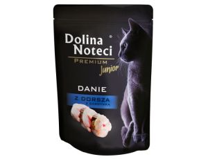 Dolina Noteci Premium Kot Junior Danie z dorsza i sardynki saszetka 85g