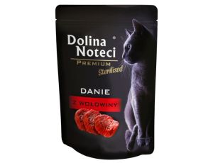 Dolina Noteci Premium Kot Sterilised Danie z wołowiny saszetka 85g