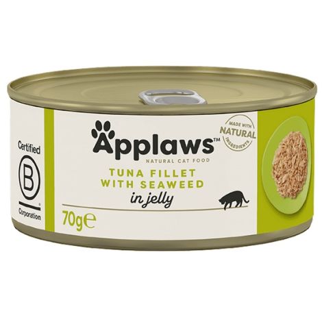 Applaws puszka dla kota Jelly - Tuńczyk i Wodorosty 70g