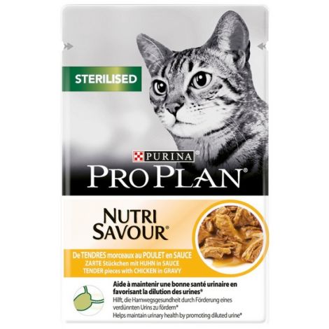 Purina Pro Plan Cat Sterilised kurczak saszetka 85g - 2