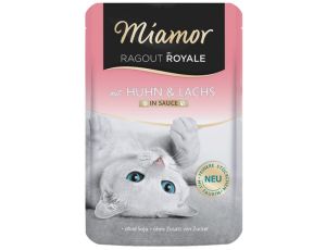 Miamor Ragout Royale z kurczakiem i łososiem w sosie saszetka 100g