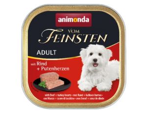 Animonda vom Feinsten Dog Wołowina i Serca Indyka 150g