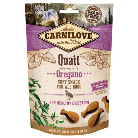 Carnilove Dog Snack Fresh Soft Quail+Oregano 200g