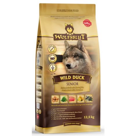 Wolfsblut Dog Wild Duck Senior - kaczka i bataty 2kg