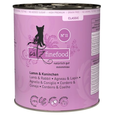 Catz Finefood Classic N.11 Jagnięcina i Królik puszka 800g