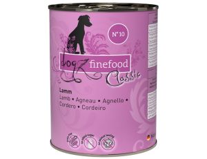Dogz Finefood Classic N.10 Jagnięcina puszka 400g