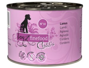 Dogz Finefood Classic N.10 Jagnięcina puszka 200g