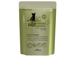 Catz Finefood Classic N.05 Łosoś i drób saszetka 85g