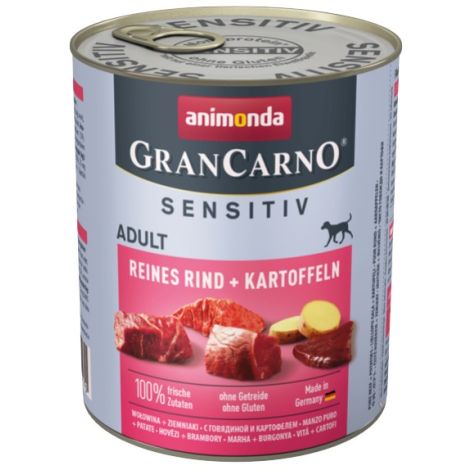 Animonda GranCarno Sensitiv Wołowina + ziemniaki puszka 800g - 2