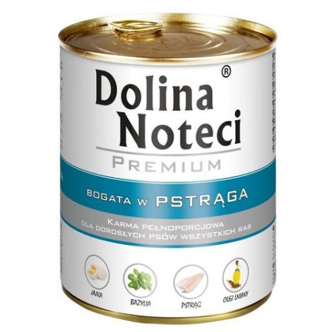 Dolina Noteci Premium Pies Pstrąg puszka 800g - 2