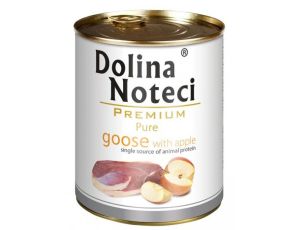 Dolina Noteci Premium Pies Pure Gęś i jabłko puszka 800g