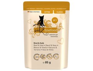 Catz Finefood Classic Kitten N.07 Wołowina i cielęcina saszetka 85g