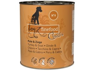 Dogz Finefood Classic N.08 Indyk i koza puszka 800g
