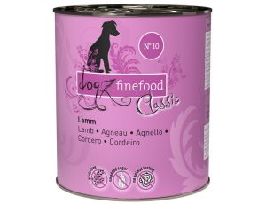 Dogz Finefood Classic N.10 Jagnięcina puszka 800g