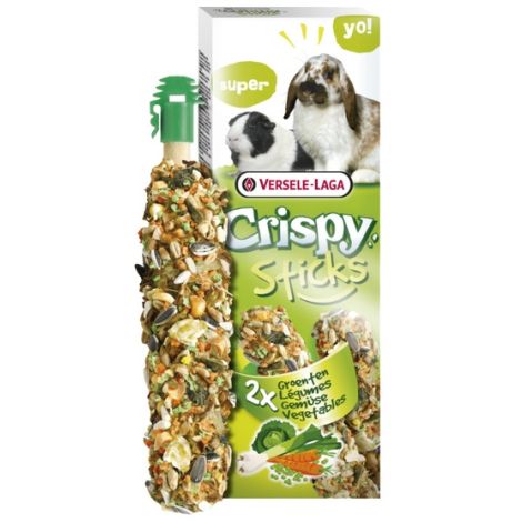 Versele-Laga Crispy Sticks Rabbit & Guinea Pig Vegetables - kolby dla królików i świnek z warzywami 110g - 2