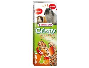 Versele-Laga Crispy Sticks Rabbit & Guinea Pig Fruits - kolby dla królików i świnek z owocami 110g