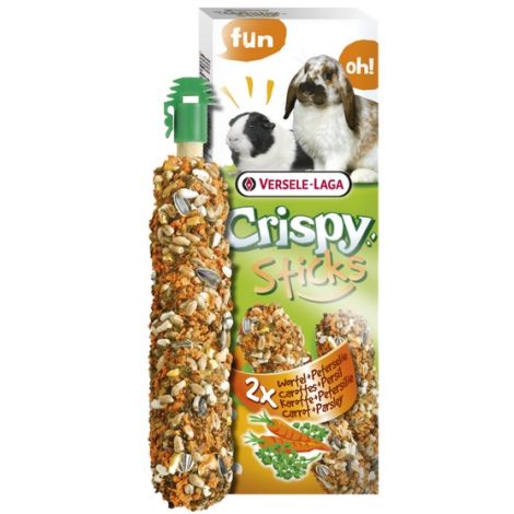 Versele-Laga Crispy Sticks Rabbit & Guinea Pig Carrot - kolby dla królików i świnek z marchewką 110g - 2