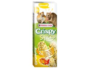 Versele-Laga Crispy Sticks Hamster & Rat Popcorn & Honey - kolby dla chomików i szczurów z popcornem i miodem 110g