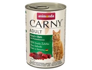 Animonda Carny Adult Wołowina, Sarnina + Borówka puszka 400g