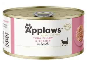 Applaws puszka dla kota Tuńczyk i Krewetki 70g
