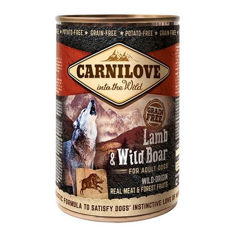 Carnilove Dog Wild Meat Lamb & Wild Boar Adult - jagnię i dzik puszka 400g