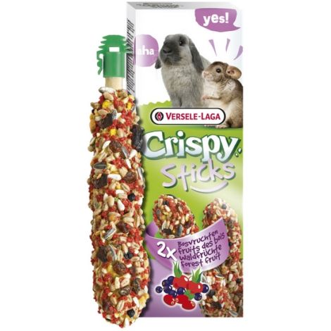 Versele-Laga Crispy Sticks Rabbit & Chinchilla Forest Fruits - kolby dla królików i szynszyli z leśnymi owocami 110g - 2