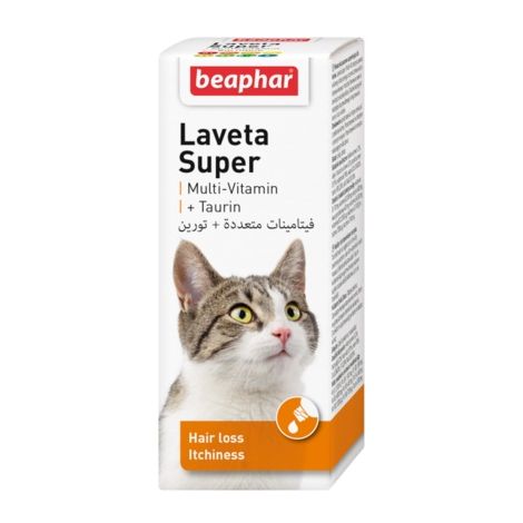 Beaphar Laveta Super Cat - preparat na sierść dla kota 50ml