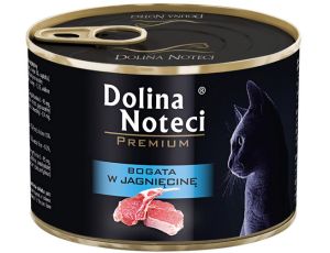 Dolina Noteci Premium Kot Bogata w jagnięcinę puszka 185g