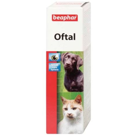 Beaphar Oftal Eyewater - krople do pielęgnacji oczu 50ml