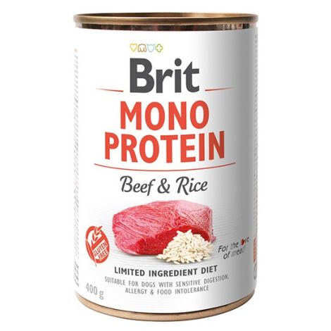 Brit Mono Protein Beef & Rice puszka 400g