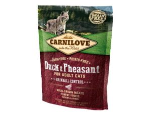 Carnilove Cat Duck & Pheasant Hairball Control - kaczka i bażant 400g