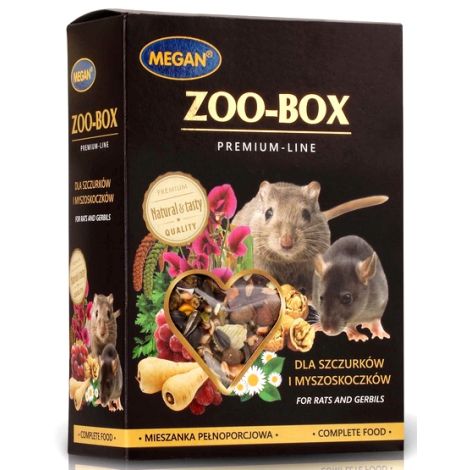 Megan Zoo-Box dla szczura i myszoskoczka 550g