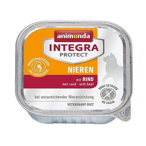 Animonda Integra Protect Nieren dla kota - z wołowiną tacka 100g