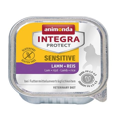 Animonda Integra Protect Sensitive dla kota - z jagnięciną i ryżem tacka 100g