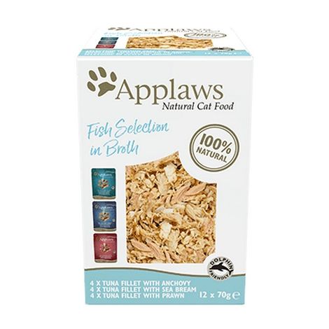 Applaws saszetki dla kota Fish Selection Multi Pack 12x70g - 2