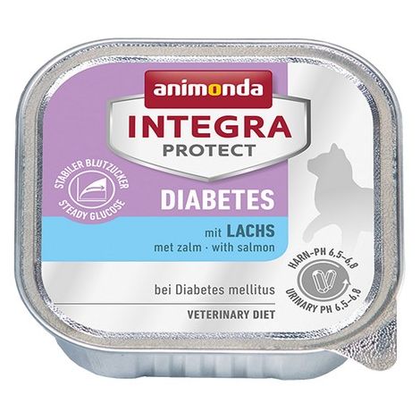 Animonda Integra Protect Diabetes dla kota - z łososiem tacka 100g