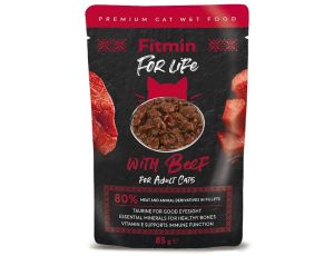 Fitmin Cat For Life Adult Beef saszetka 85g